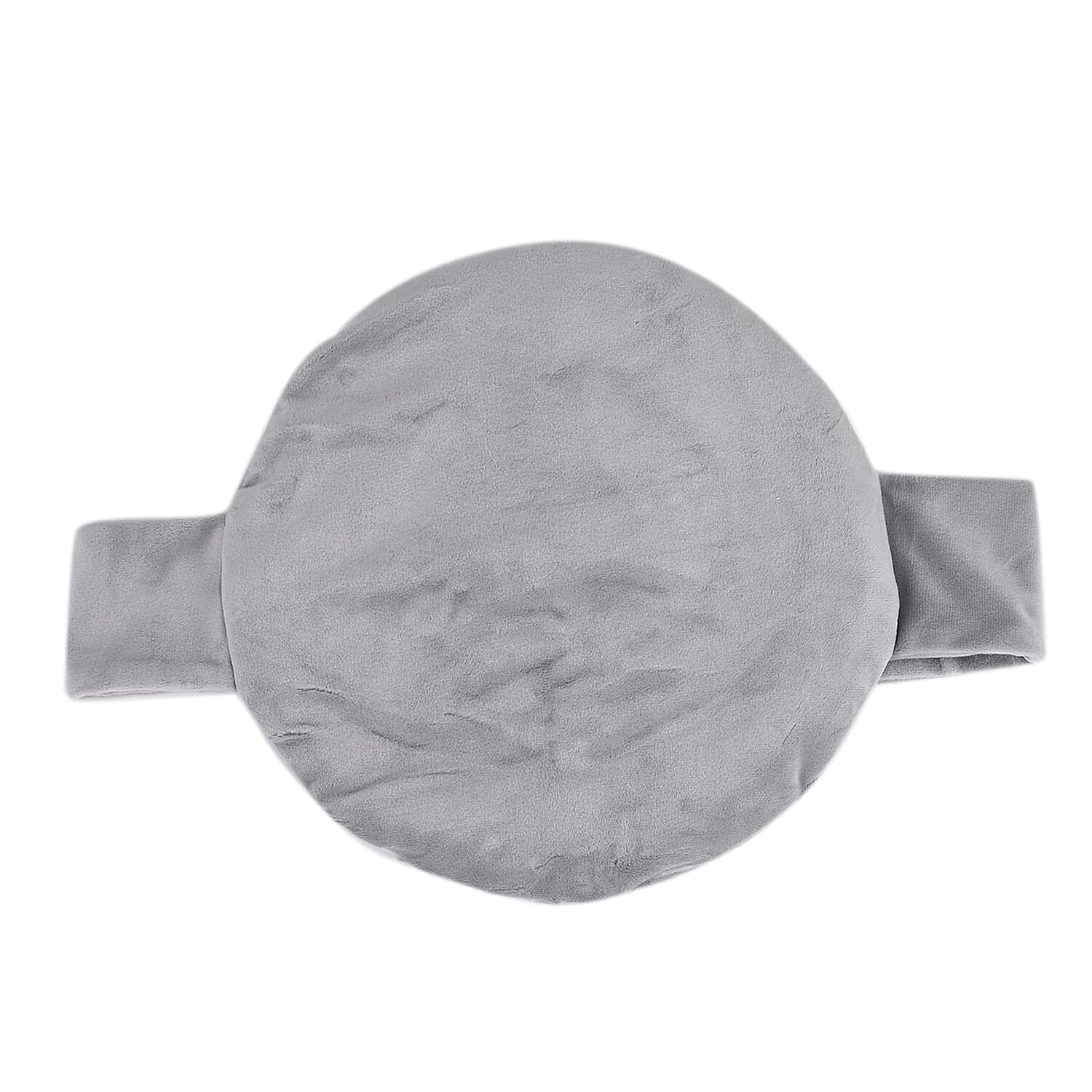 Microwavable and Freezable Himalayan Salt Belly Wrap - Light Grey