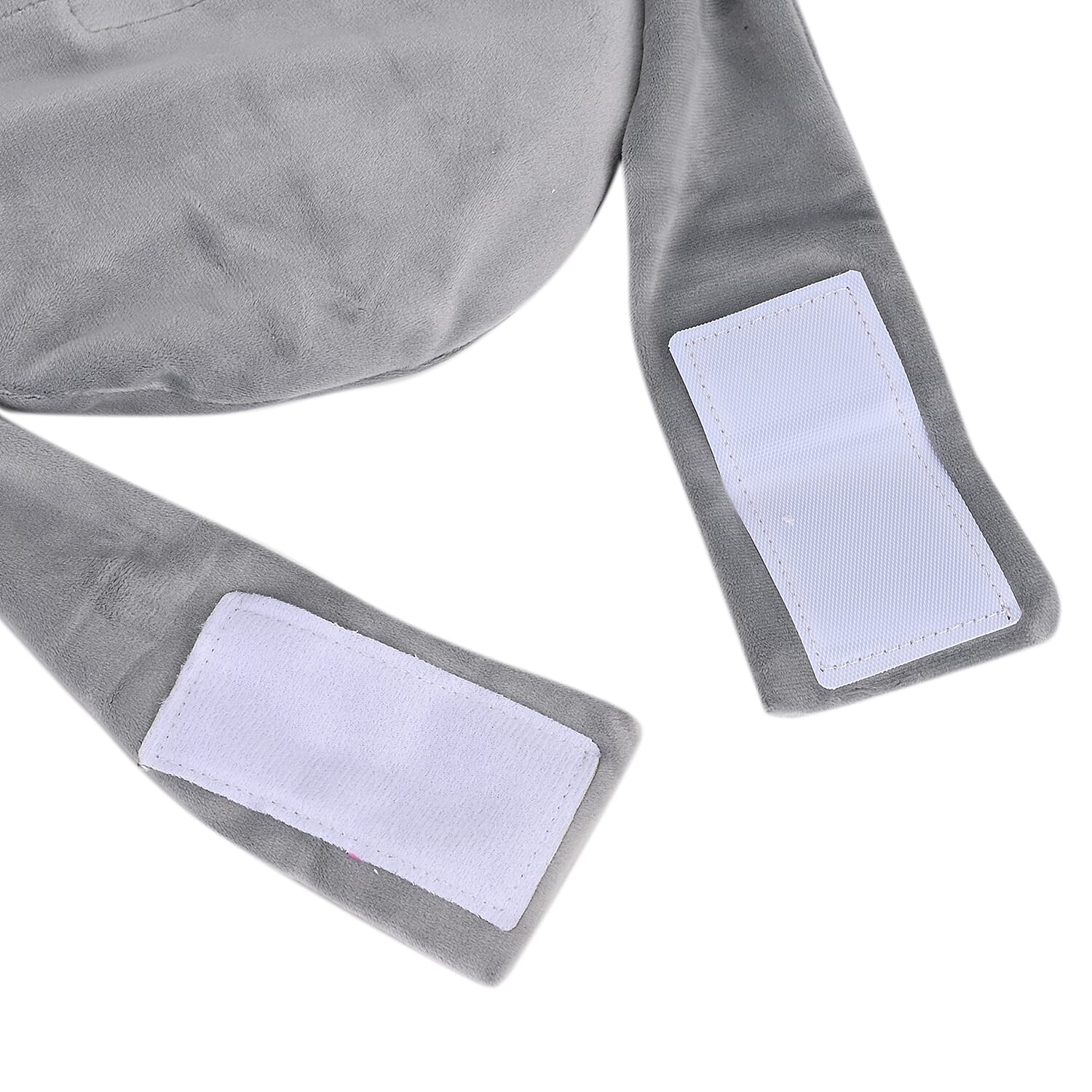 Microwavable and Freezable Himalayan Salt Belly Wrap - Light Grey