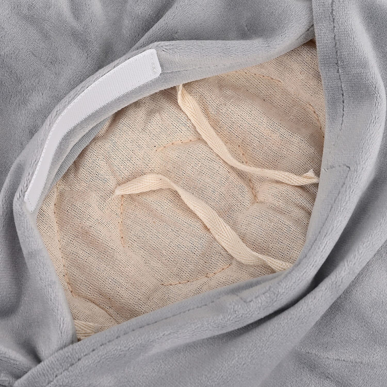 Microwavable and Freezable Himalayan Salt Belly Wrap - Light Grey