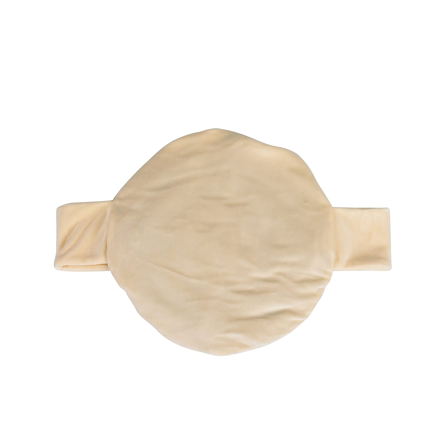 Microwavable and Freezable Himalayan Salt Belly Wrap - White Cream