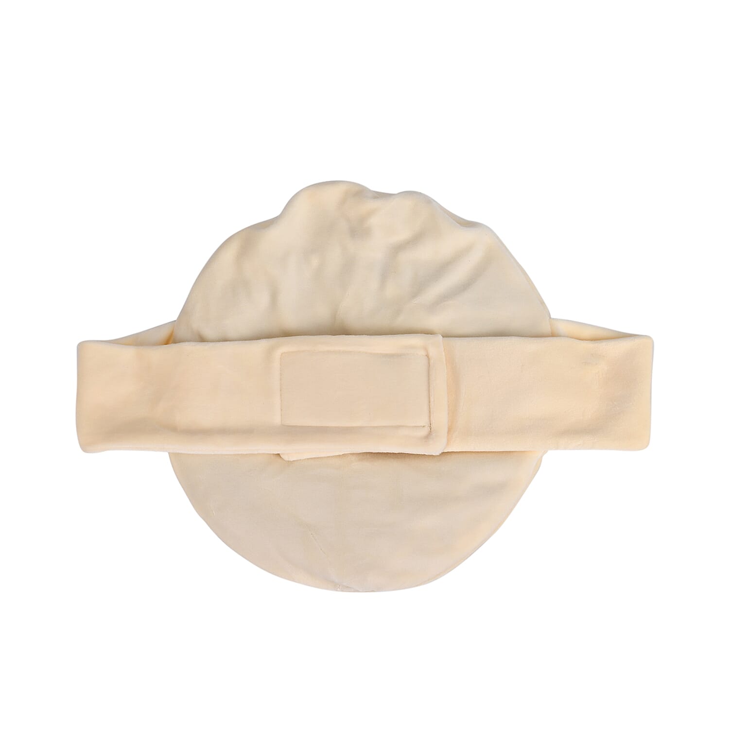 Microwavable and Freezable Himalayan Salt Belly Wrap - White Cream