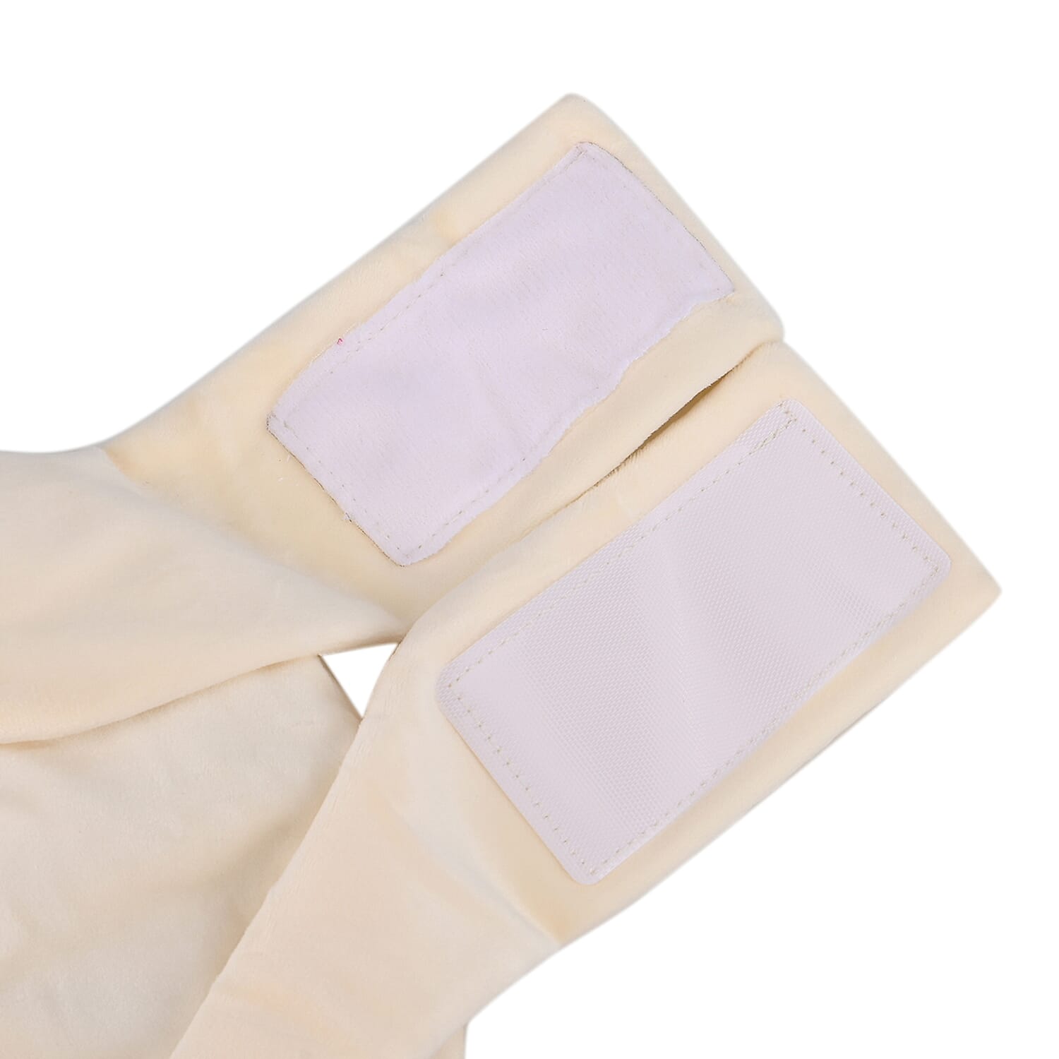 Microwavable and Freezable Himalayan Salt Belly Wrap - White Cream