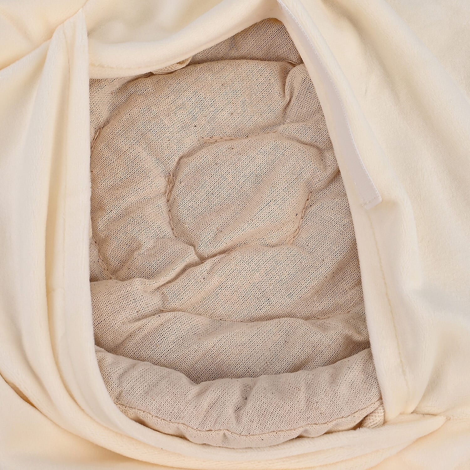 Microwavable and Freezable Himalayan Salt Belly Wrap - White Cream