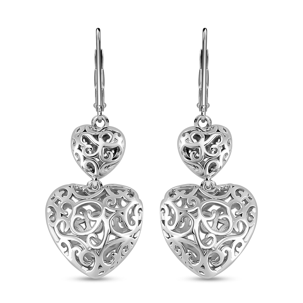 LUCY Q Amore Collection - Rhodium Overlay Sterling Silver Earrings