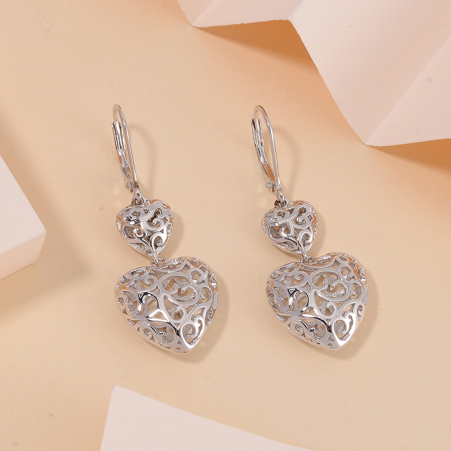 LUCY Q Amore Collection - Rhodium Overlay Sterling Silver Earrings