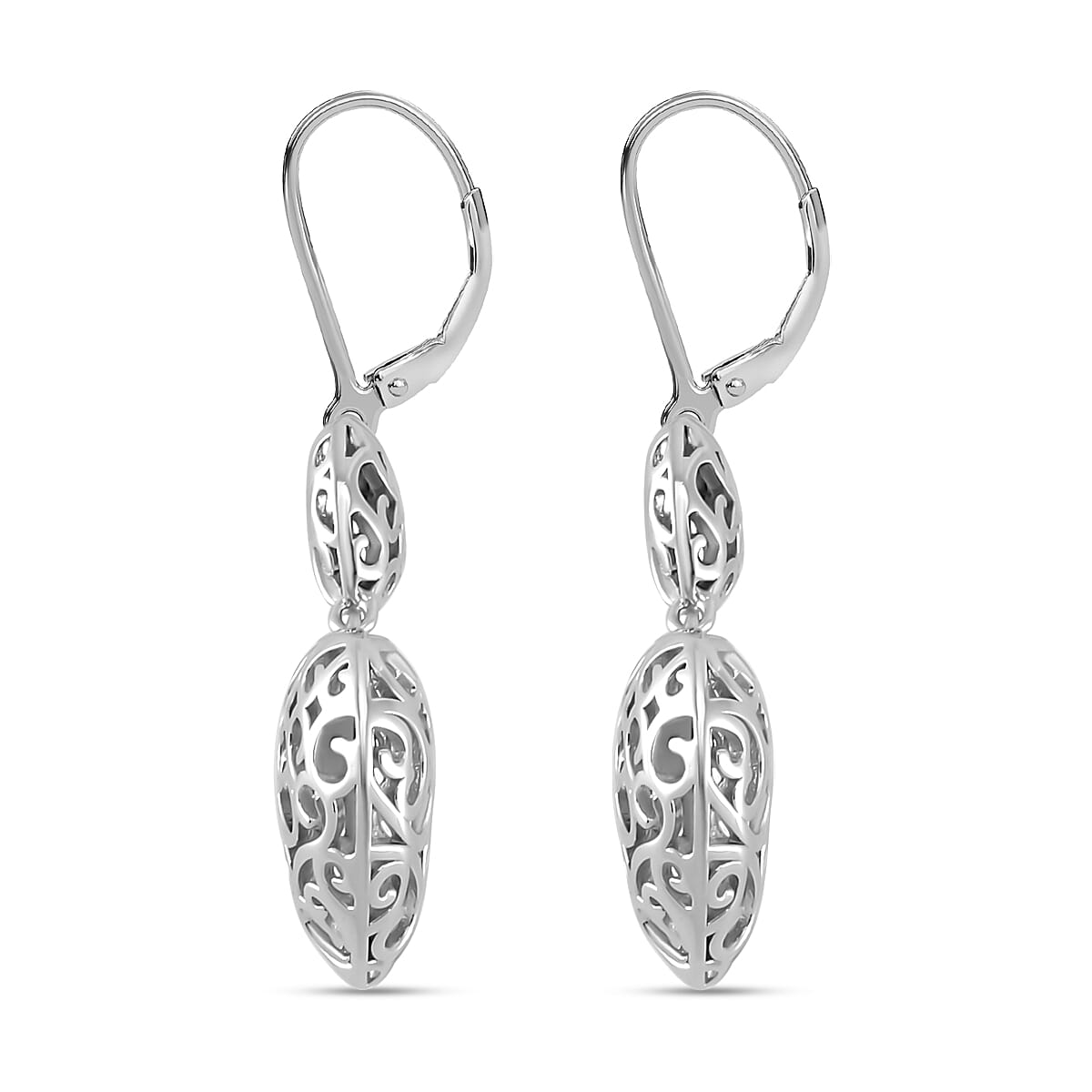 LUCY Q Amore Collection - Rhodium Overlay Sterling Silver Earrings