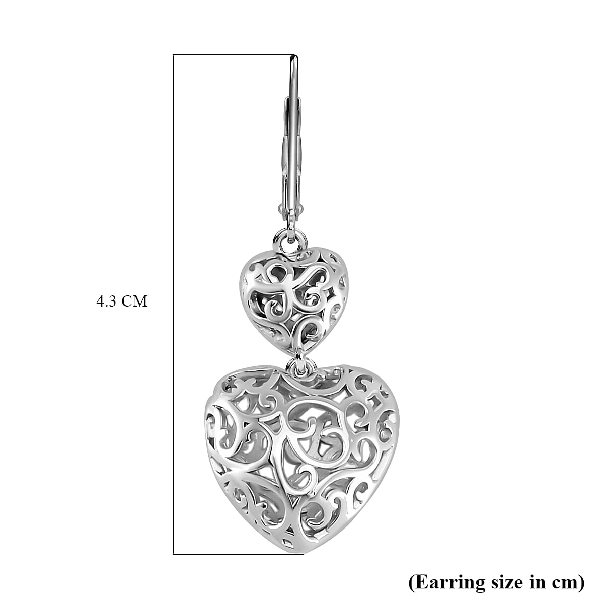 LUCY Q Amore Collection - Rhodium Overlay Sterling Silver Earrings