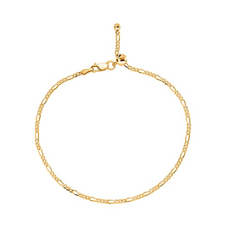 14K YG Overlay Sterling Silver Bracelet (Size - 8.5)