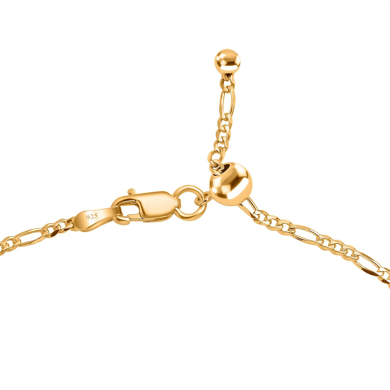 14K YG Overlay Sterling Silver Bracelet (Size - 8.5)
