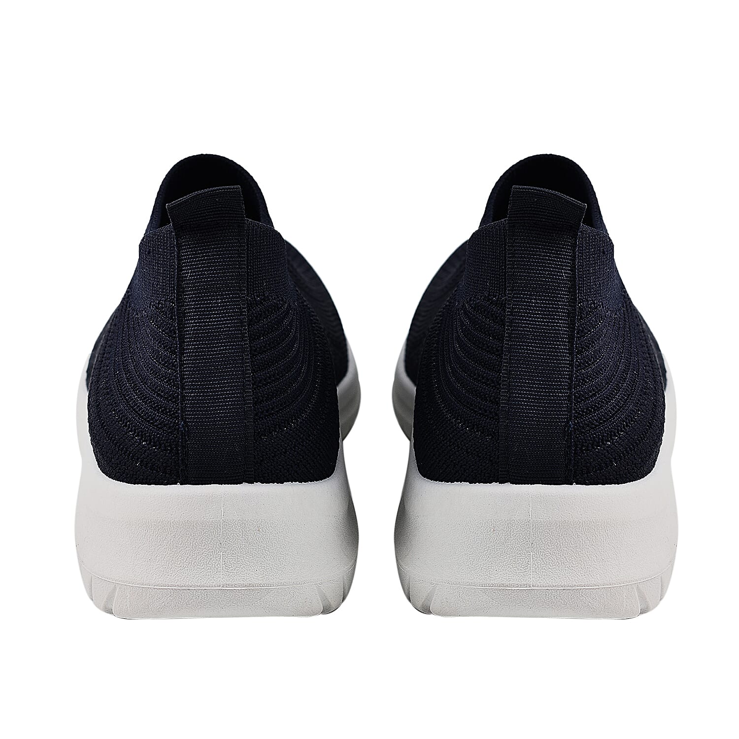 URBAN JACKS Elasticated Campari Slip On Pump (Size 4) - Navy