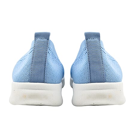 Ladies Daiquiri Slip On Ballerina Pump (Size 5) - Blue