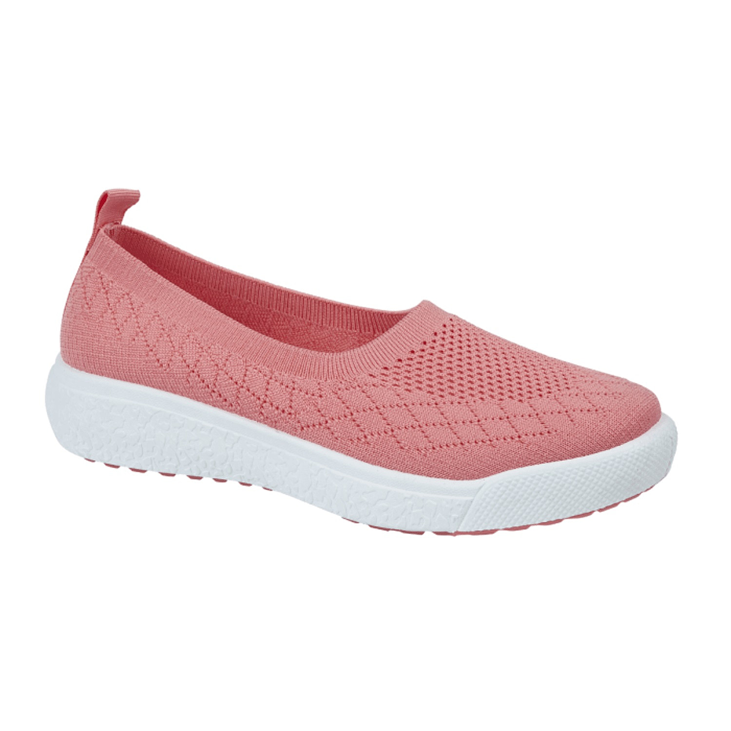 Brand New Launch - Elasticated Lytham Slip On Ballerina Pump (Size 4) - Coral