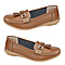 Womens Slip on Casual Leather Loafer with Tassle