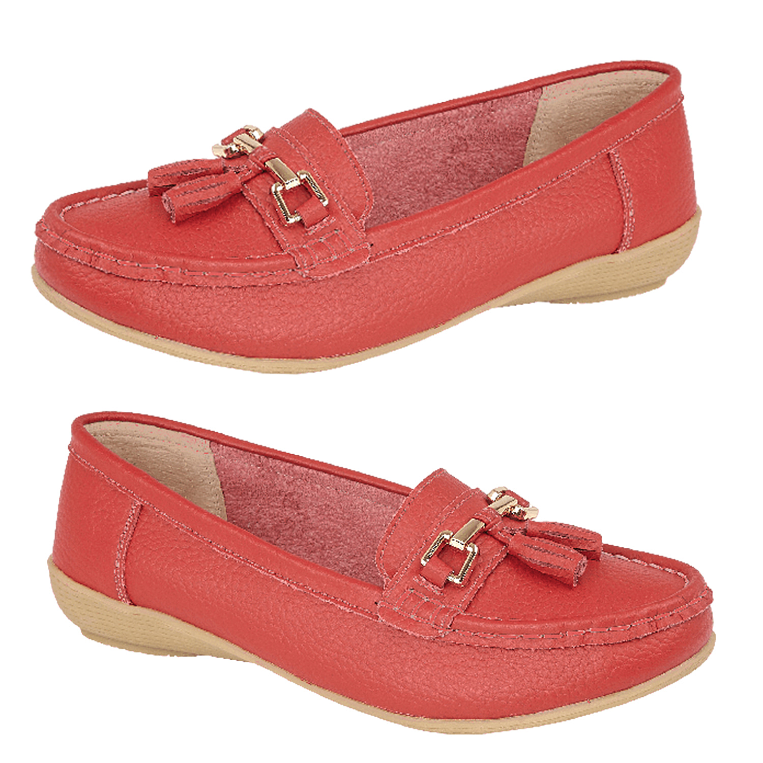 Ladies-Sandal-Size-4-Dark-Red