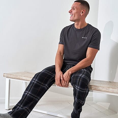 Set of 5 NICCE 100% Cotton Tee (Size M) - Teal, Black, Grey, Green - Cobalt