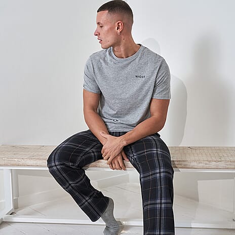 Set of 5 NICCE 100% Cotton Tee (Size S) - Teal, Black, Grey, Green - Cobalt