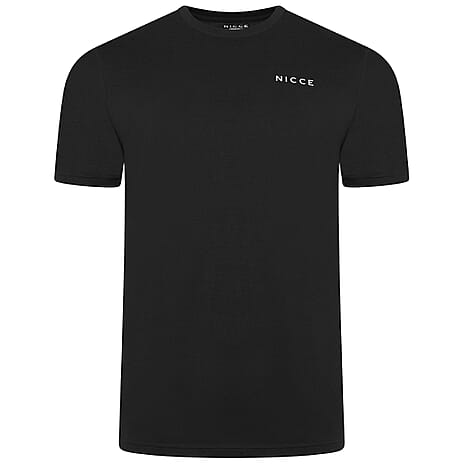 Set of 5 NICCE 100% Cotton Tee (Size XL) - White, Navy, Grey, Dark Grey - Black