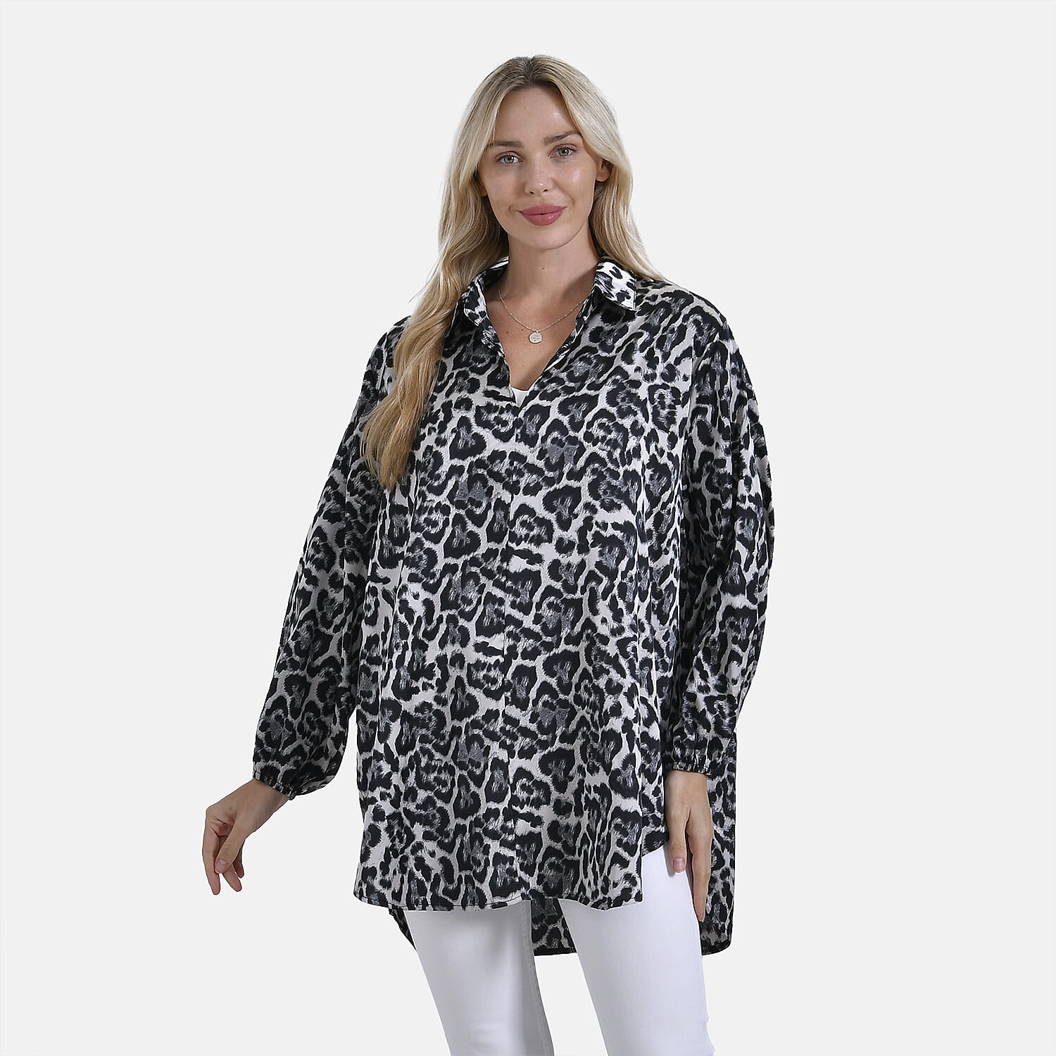 La Marey Elegant Long Sleeve V-Neck Shirt