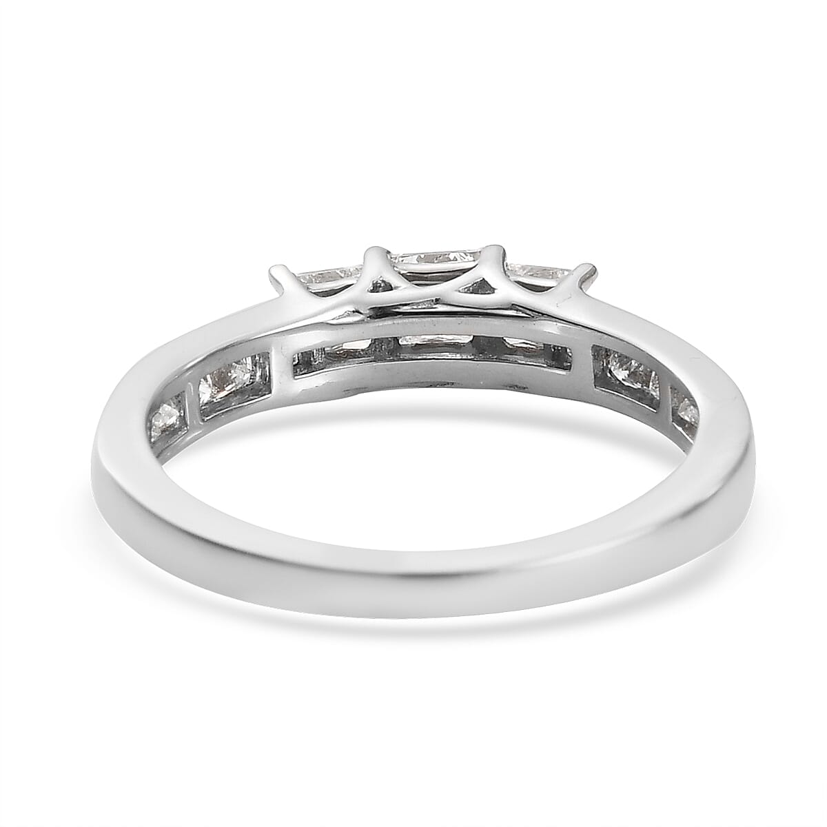 RHAPSODY 950 Platinum IGI Certified Diamond (VS-E-F) Ring 1.04 Ct.