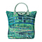 Signare Tapestry Foldaway Bag - Art - Von Gogh - Iris - Dark Blue & Green