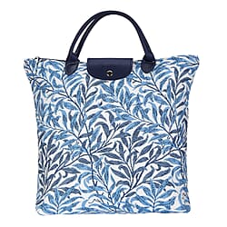 Signare Tapestry Foldaway Bag - Willow Bough - Blue Navy