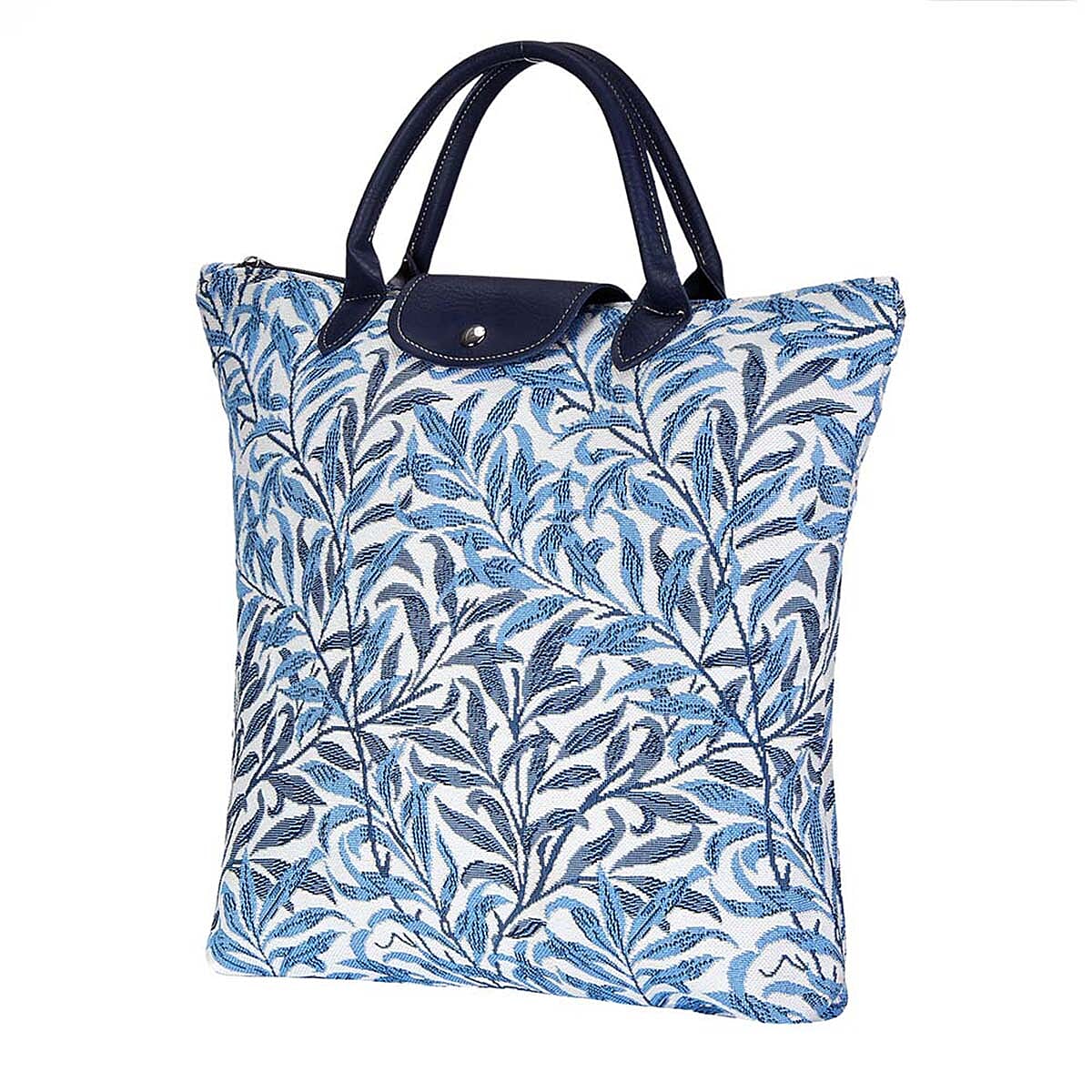 Signare Tapestry Foldaway Bag - Willow Bough - Blue Navy