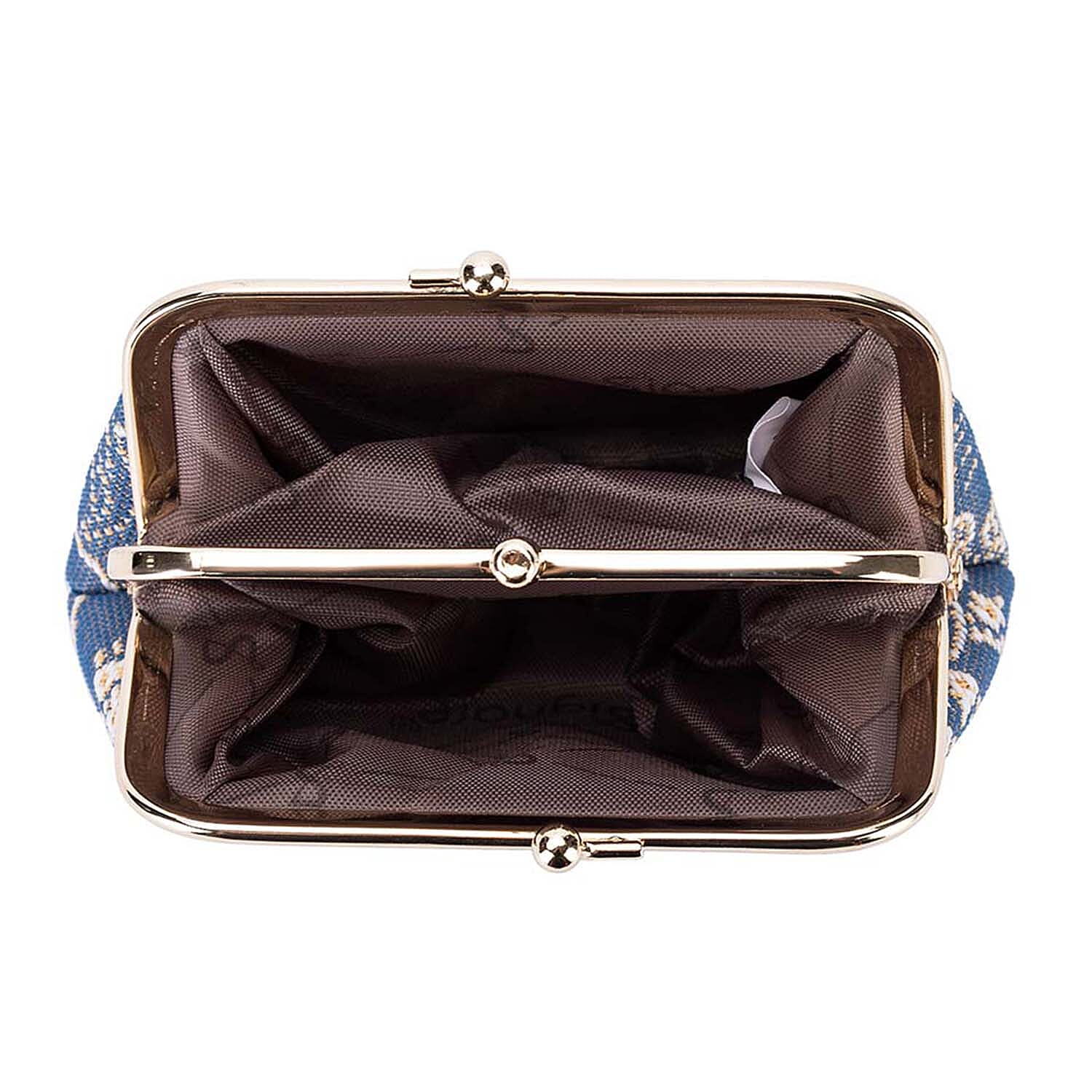 Signare Tapestry Frame Purse - Japanese Crane - Pink