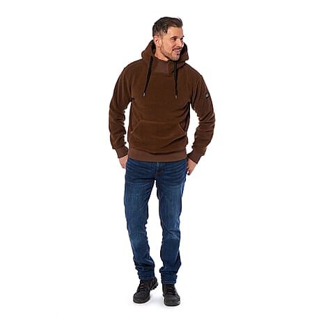 Charlotte West Leo Mens Fluffy Fleece Hoodie (Size XXL) - Oliver