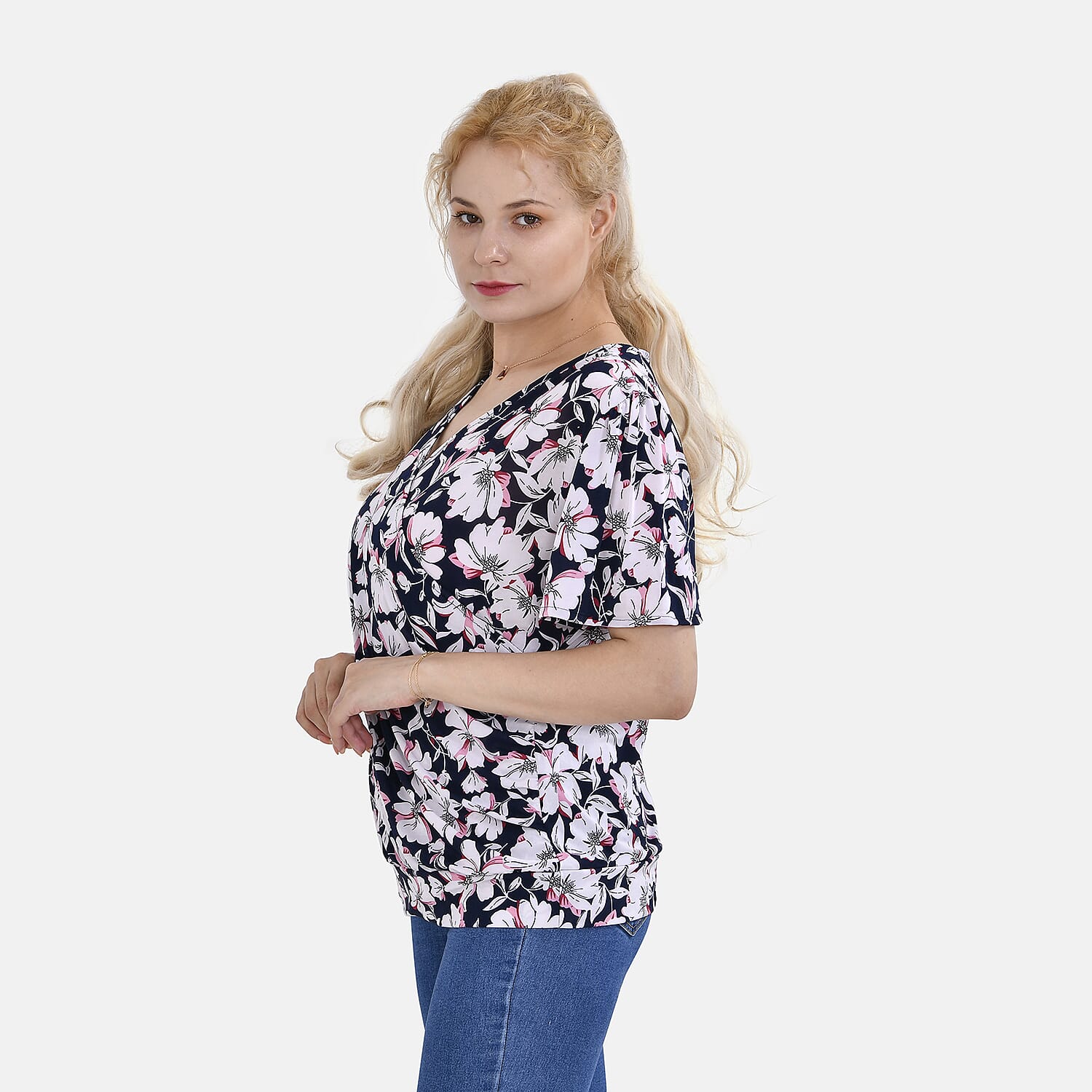 Tamsy Wrap V-Neck Top