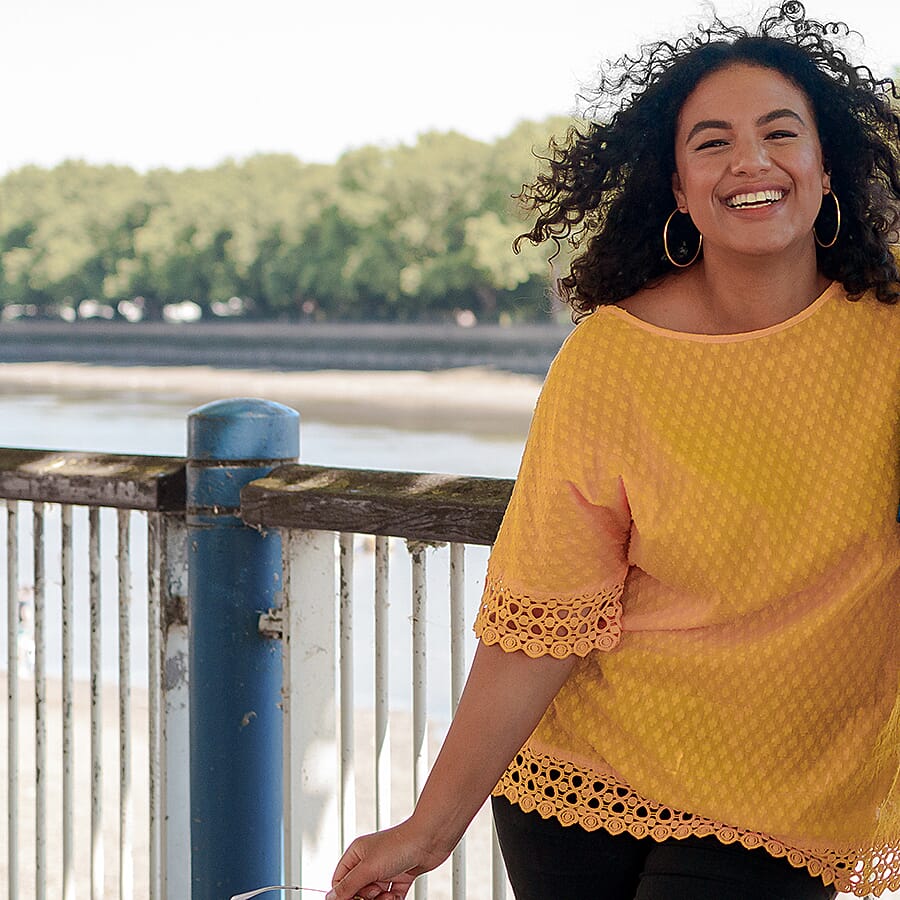 TAMSY Cotton Top - Yellow