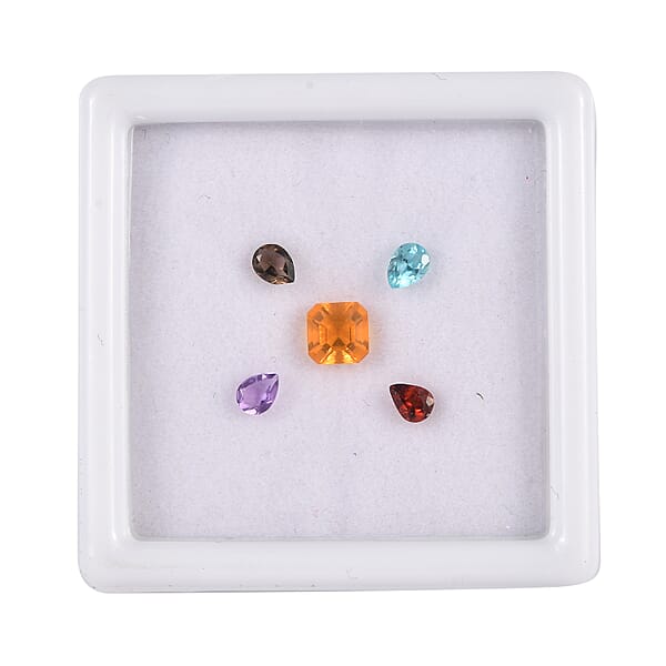 Set of 5 Multi Loose Gemstones in Vivid Shapes 7760306 TJC