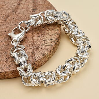 https://tjcuk.sirv.com/Products/77/6/7760482/La-Bella-Byzantine-Bracelet-in-Sterling-Silver-Size-8-Silver-Wt-30-01-_7760482_1.jpg?w=342&h=342