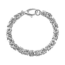 First Time Ever La Bella Byzantine Bracelet in Sterling Silver (Size 7.50) with Lobster Clasp