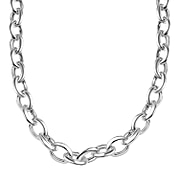 Sterling Silver Link Rope Necklace (Size - 20),  Silver Wt. 34.5 Gms