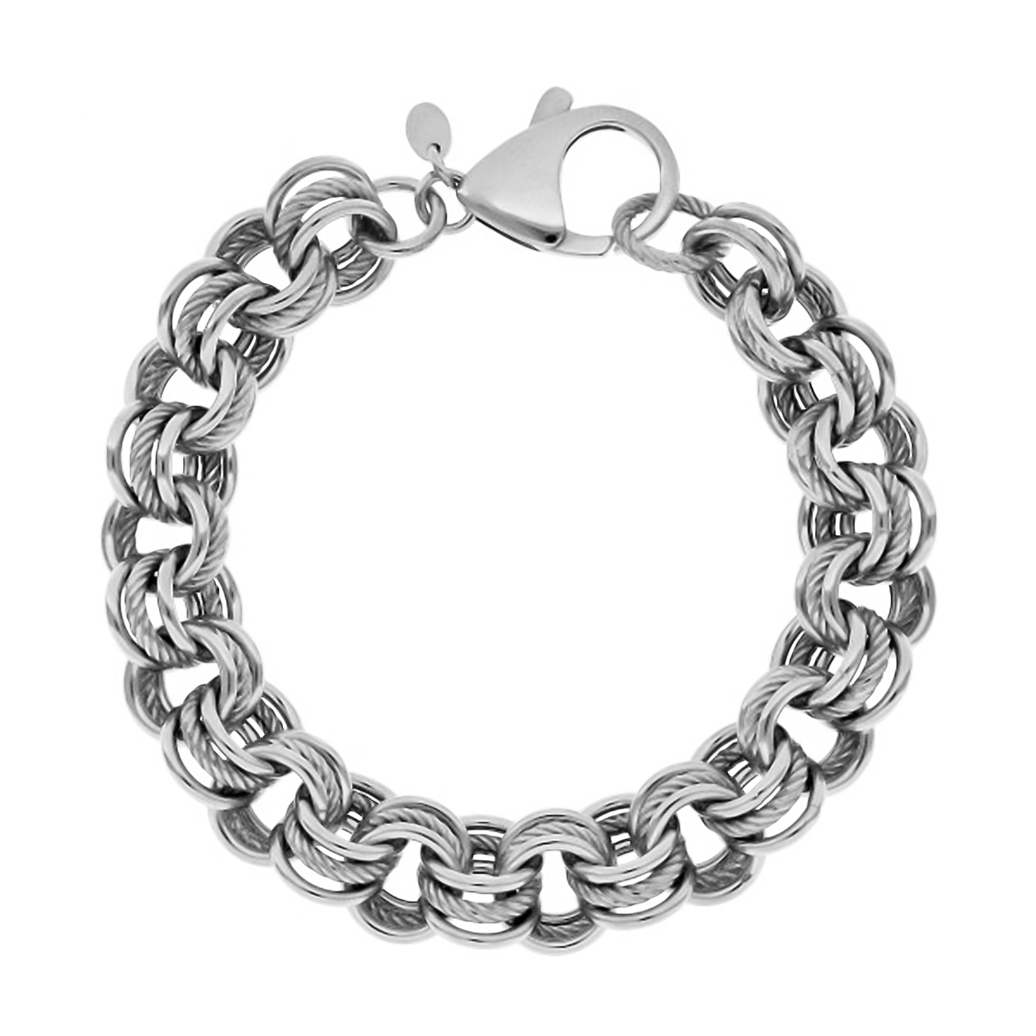 Sterling Silver Bracelet (Size - 8), Silver Wt. 21.5 Gms