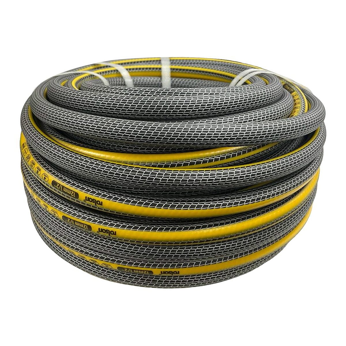 Rolson 30m Flexible Premium Garden Hose with Connect - Brown