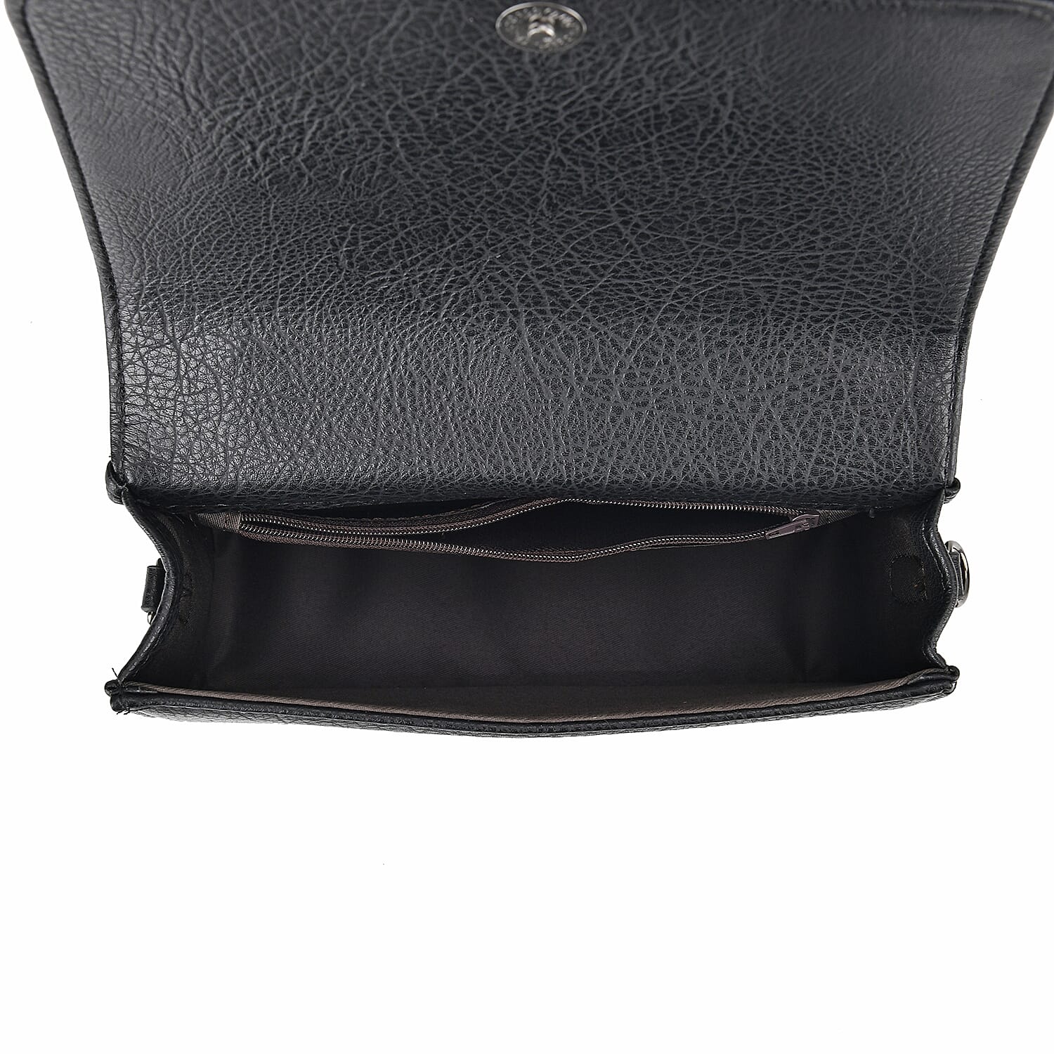 Set of 2- Sling Crossbody Bag with Card Holder - Black