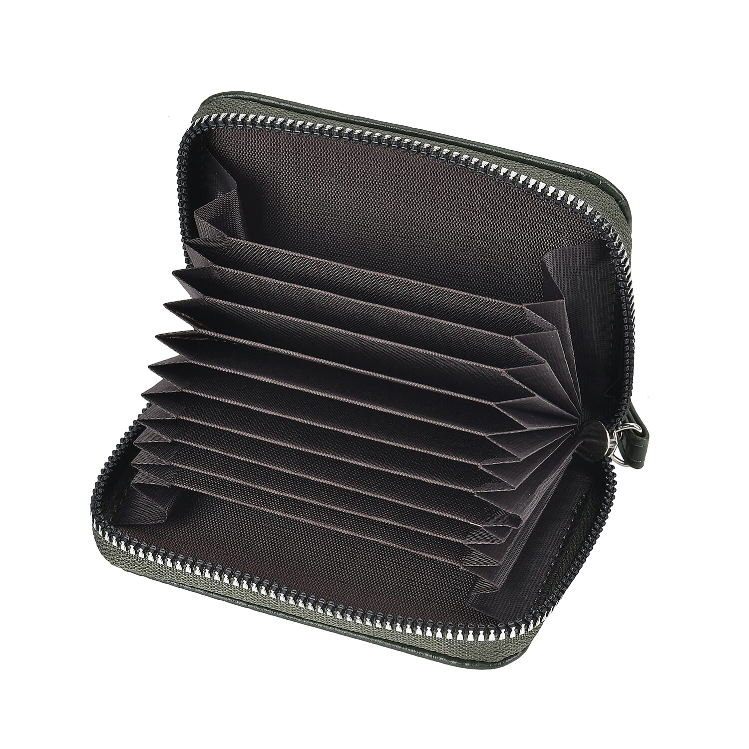 Set of 2- Sling Crossbody Bag with Card Holder - Green