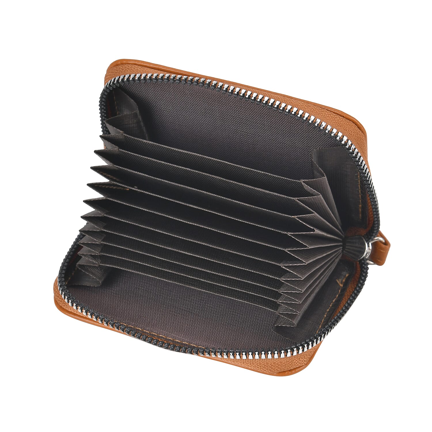 Set of 2- Sling Crossbody Bag with Card Holder - Brown