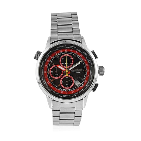 Gamages Of London Limited Edition Lambent Mecha Quartz Watch- Red