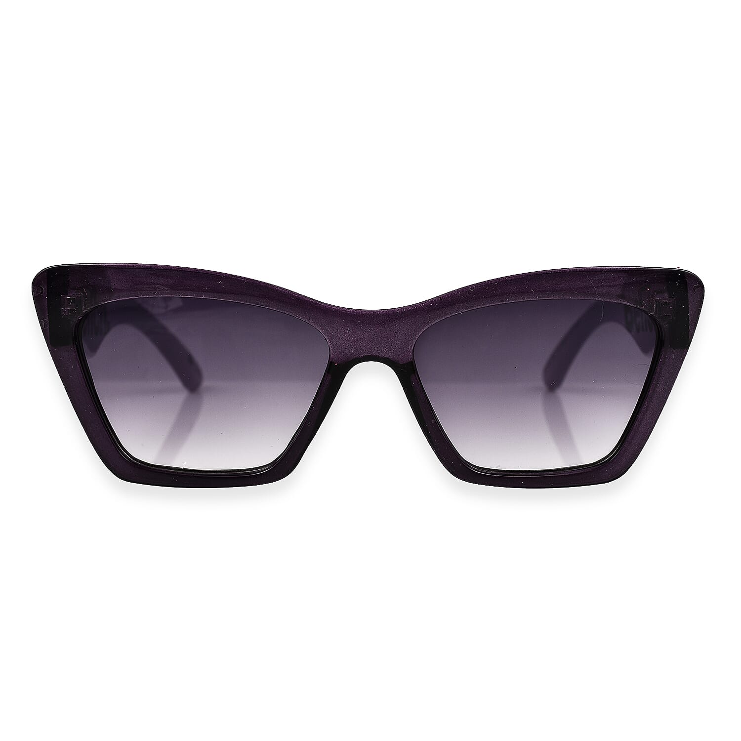 BENCH Cat Eye Sunglasses with Tips - Black & Purple