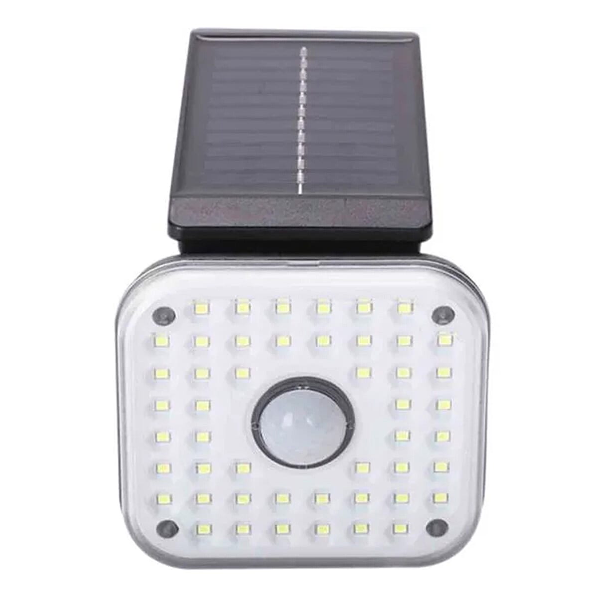 St Helens 48 LED Solar Powered Outdoor Security Light With PIR and Adjustable Bracket