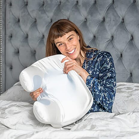 Fresh Face Silk Pillowcase for Healthy Hair and Skin - White