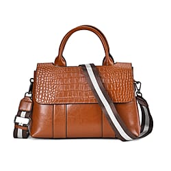 Genuine Leather Multi-Purpose Crossbody Bag