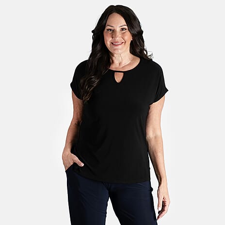 Polyester Top (Size 1x1 cm) - Black