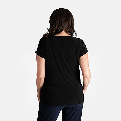 Polyester Top (Size 1x1 cm) - Black