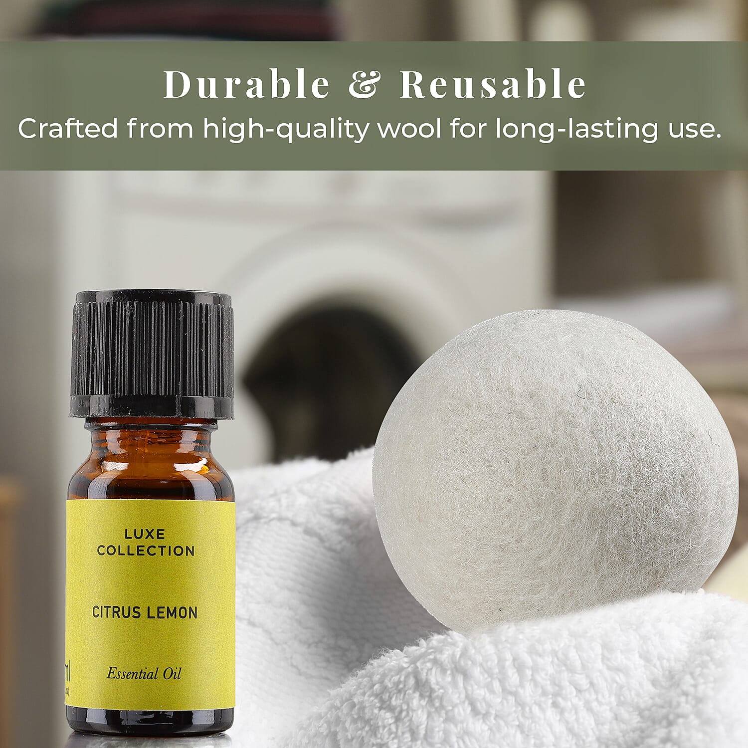 Essential Oil-Infused Wool Dryer Balls Essential Oil-Infused Wool Dryer Balls