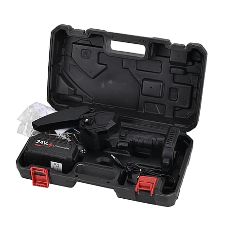 Cordless Electric Chainsaw (Battery 1200 mAh) - Black