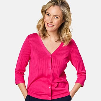 https://tjcuk.sirv.com/Products/77/6/7762947/Emreco-Viscose-Cardigan-Size-1x1-cm-Hot-Pink_7762947_1.jpg?w=342&h=342