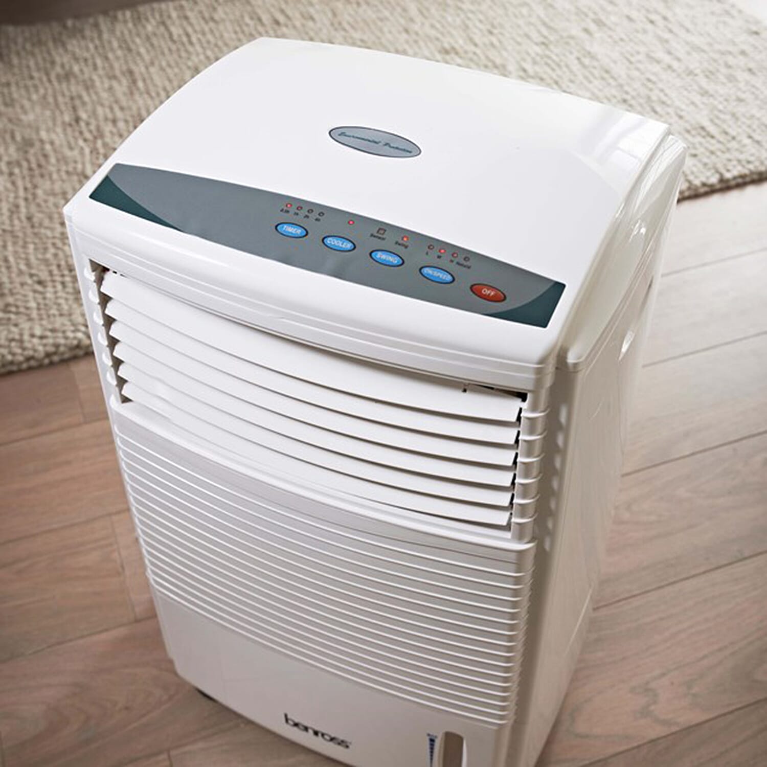 Portable Air Cooler with Remote Control - White
